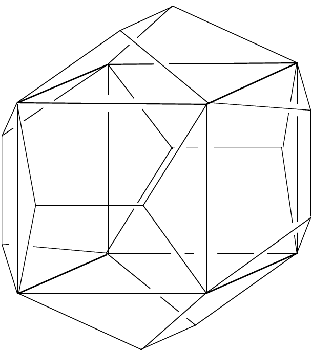 Cube embedded in Dodecahedron