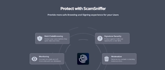 6/ @realScamSniffer
Scam Sniffer is a web3 monitoring tool that scans for malicious links, verifies the source of funds is coming from safe locations and even provides a firewall.
