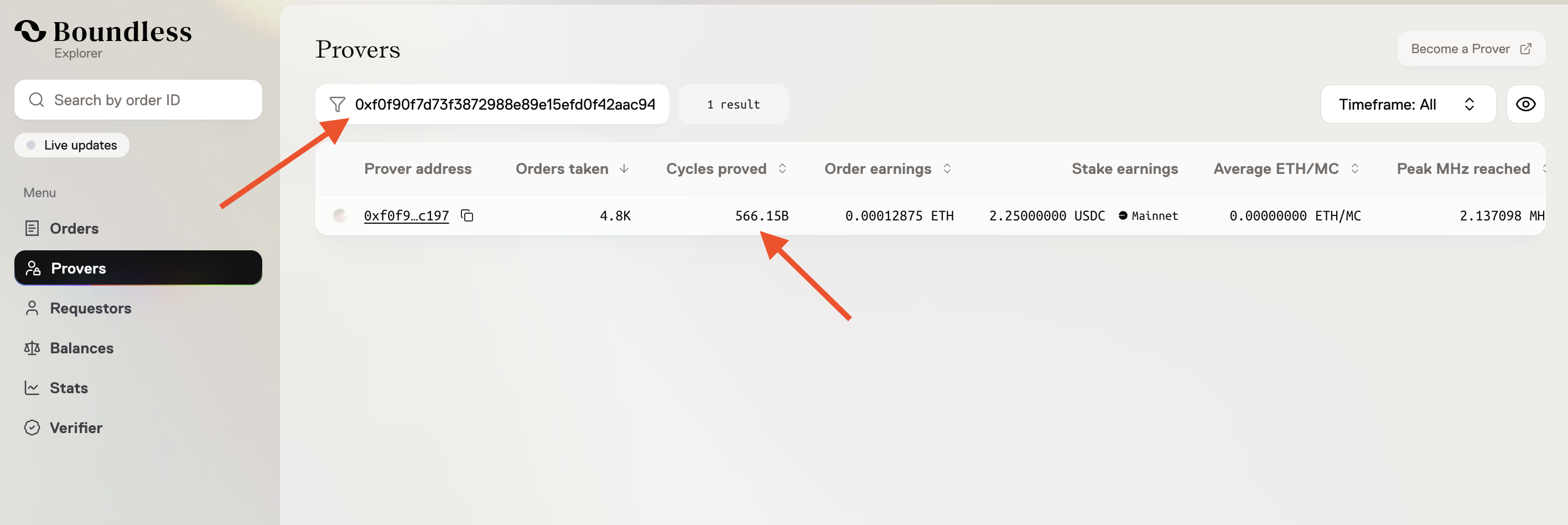 Monitor Node Performance
