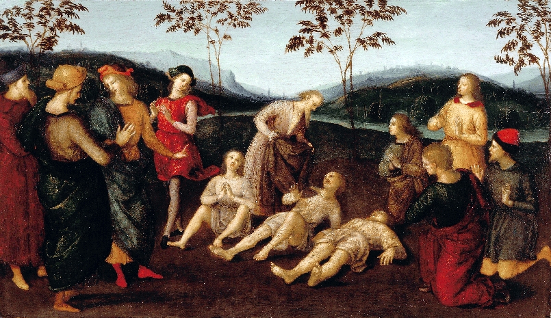 Rafael Sanzio: Milagre de Santo Eusébio de Cremona (1503-1503)