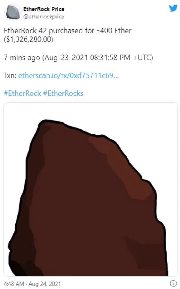 图1-4NFT艺术品系列 EtherRock