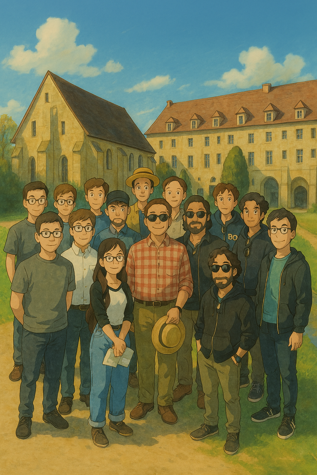 A fun Studio Ghibli version of the Paris Blockchain Week DIN Workshop 