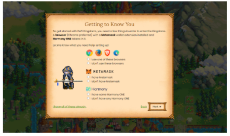 tutorial of DefiKingdoms