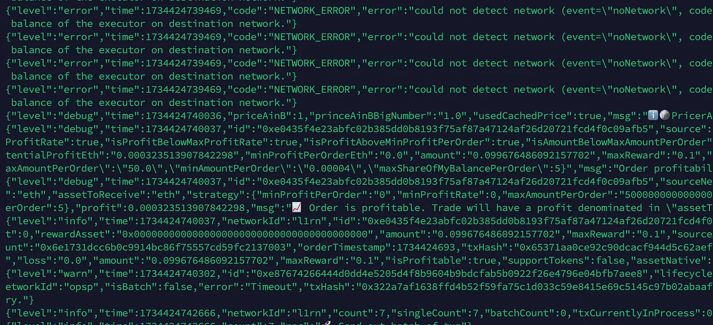 Your NODE is running perfectly