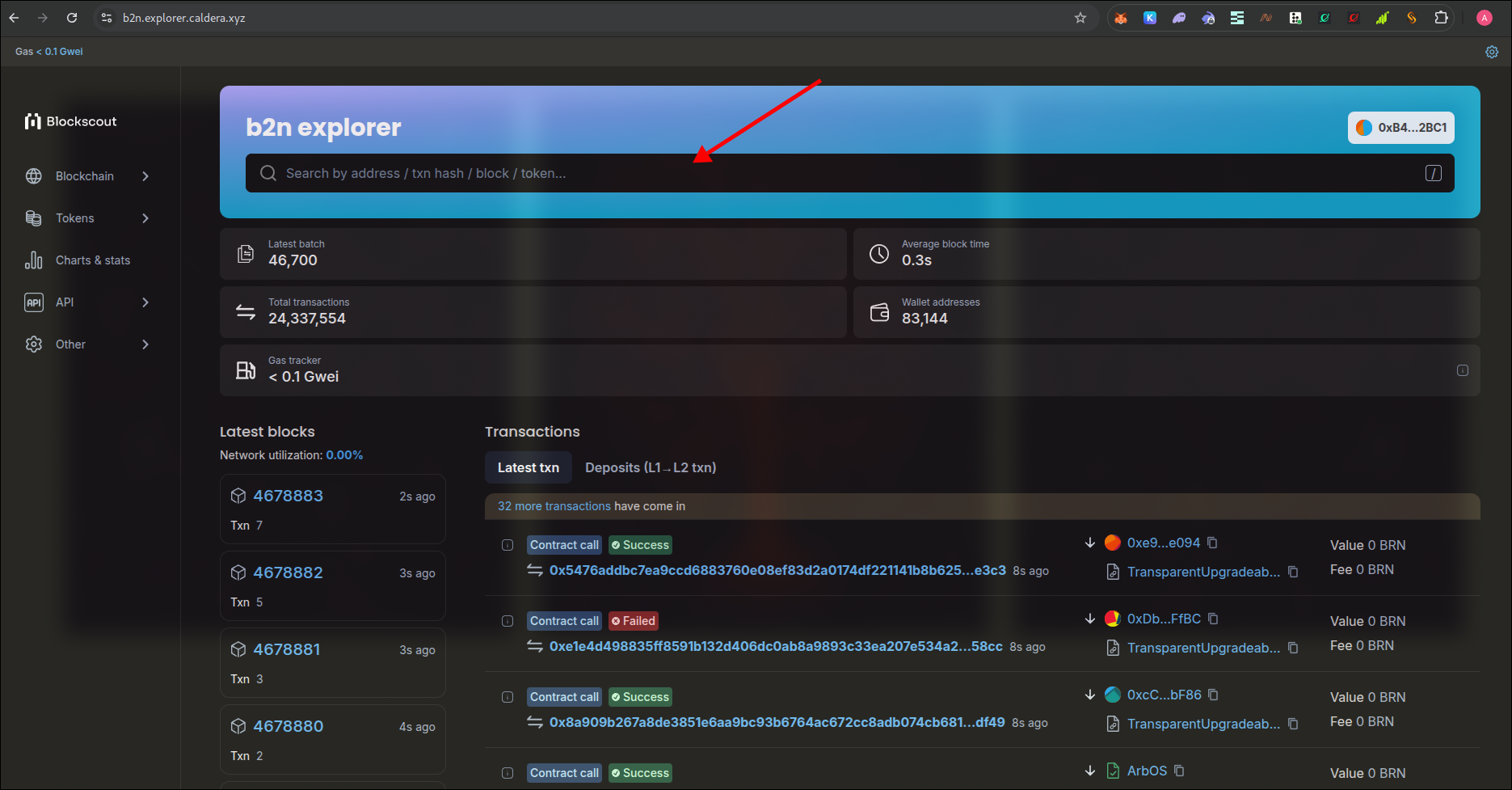 Paste your Wallet Address