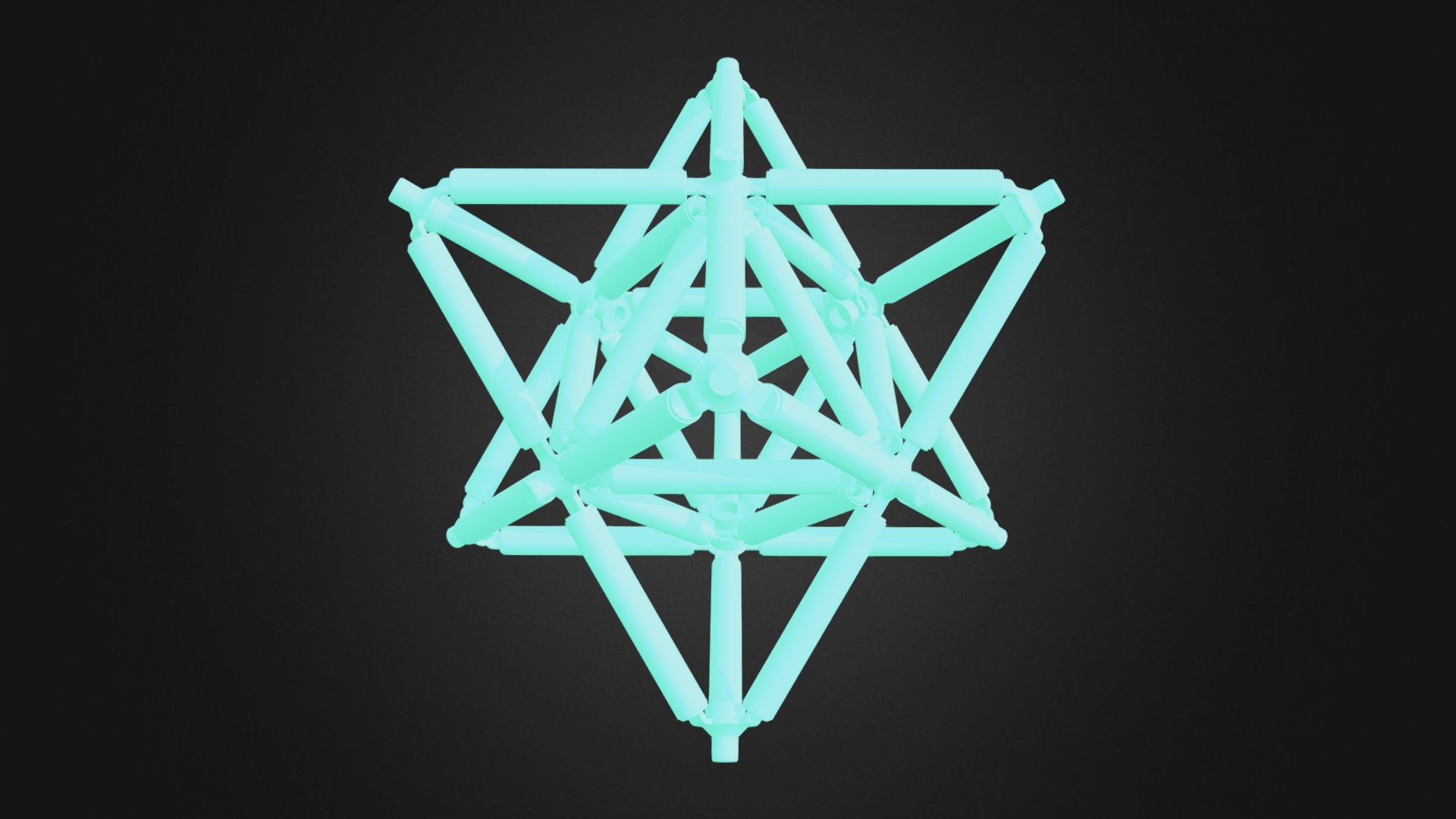 Octahedron embedded in Star Tetrahedron, the total number of vertices is 14, this corresponds to the nucleus structure of Silicon atom.