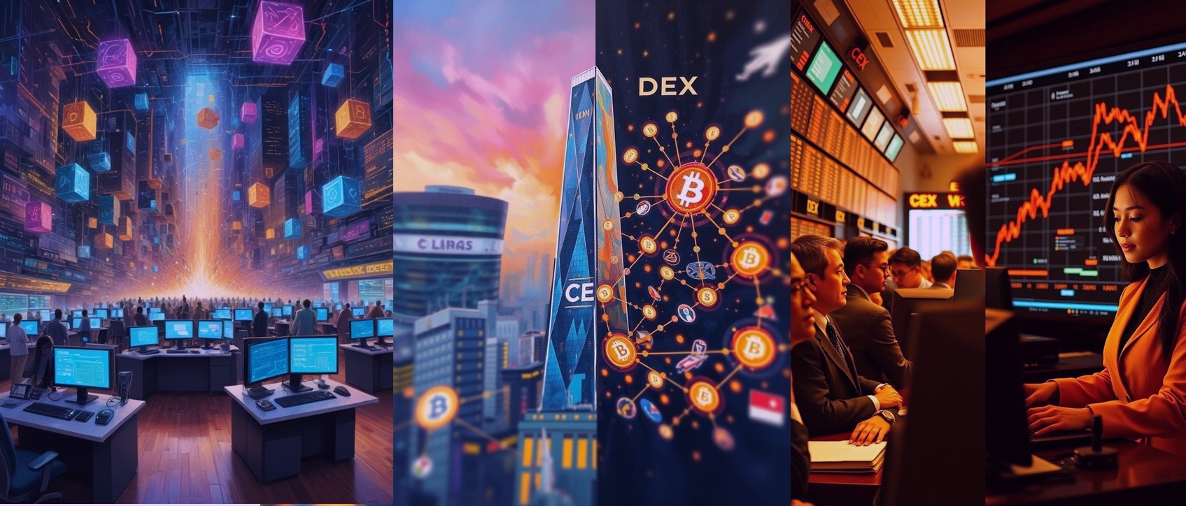 Migración de CEX a DEX                                                                                                                Imagen ceada por https://www.freepik.es/ia/generador-de-imagenes