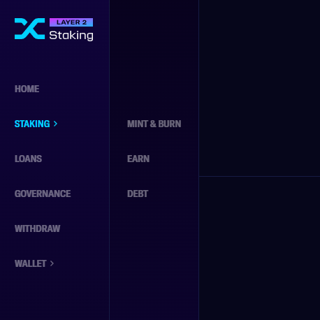 Staking > Mint & Burn