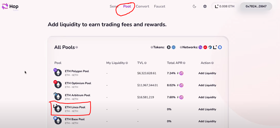 Hop Exchange(pool)