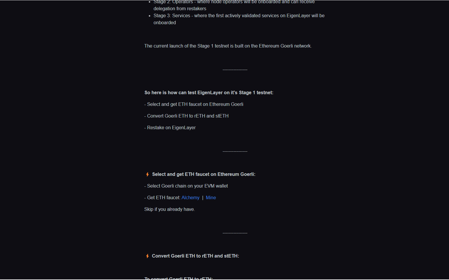https://goerlifaucet.com/   https://goerli-faucet.pk910.de/
