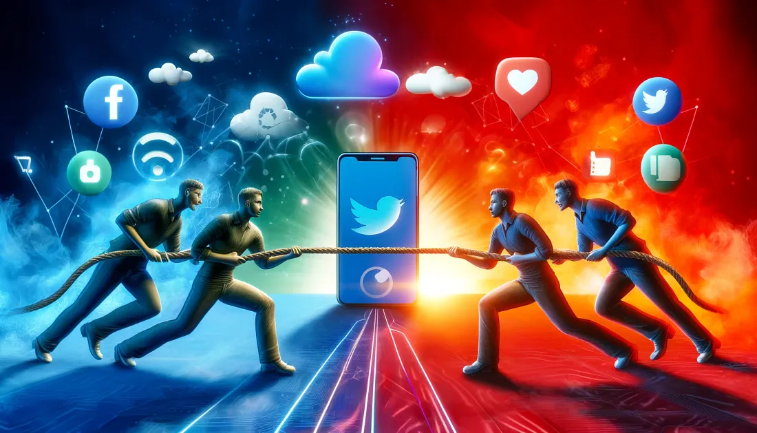 The Tech Tug-of-War: The Battle Over Social Media.