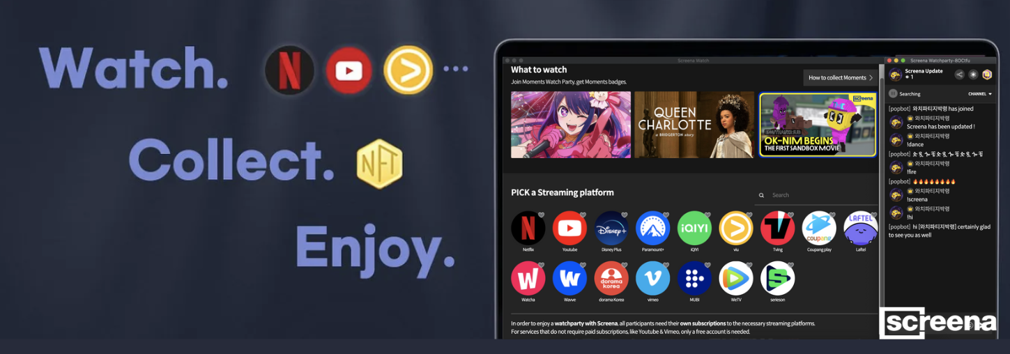 Web3 Screena Watchparty Service