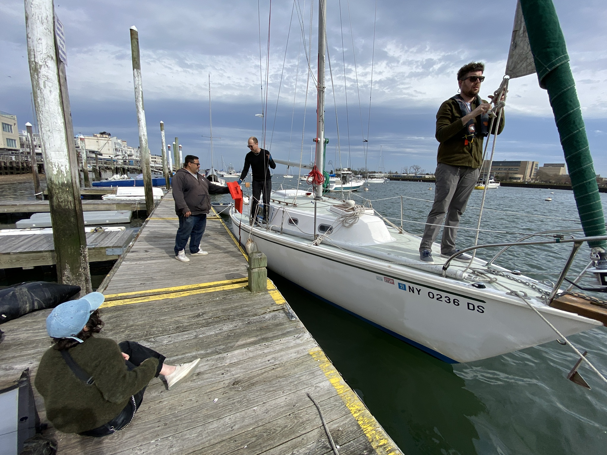 I recently helped some friends do some Spring cleaning on their communally-owned sailboat.