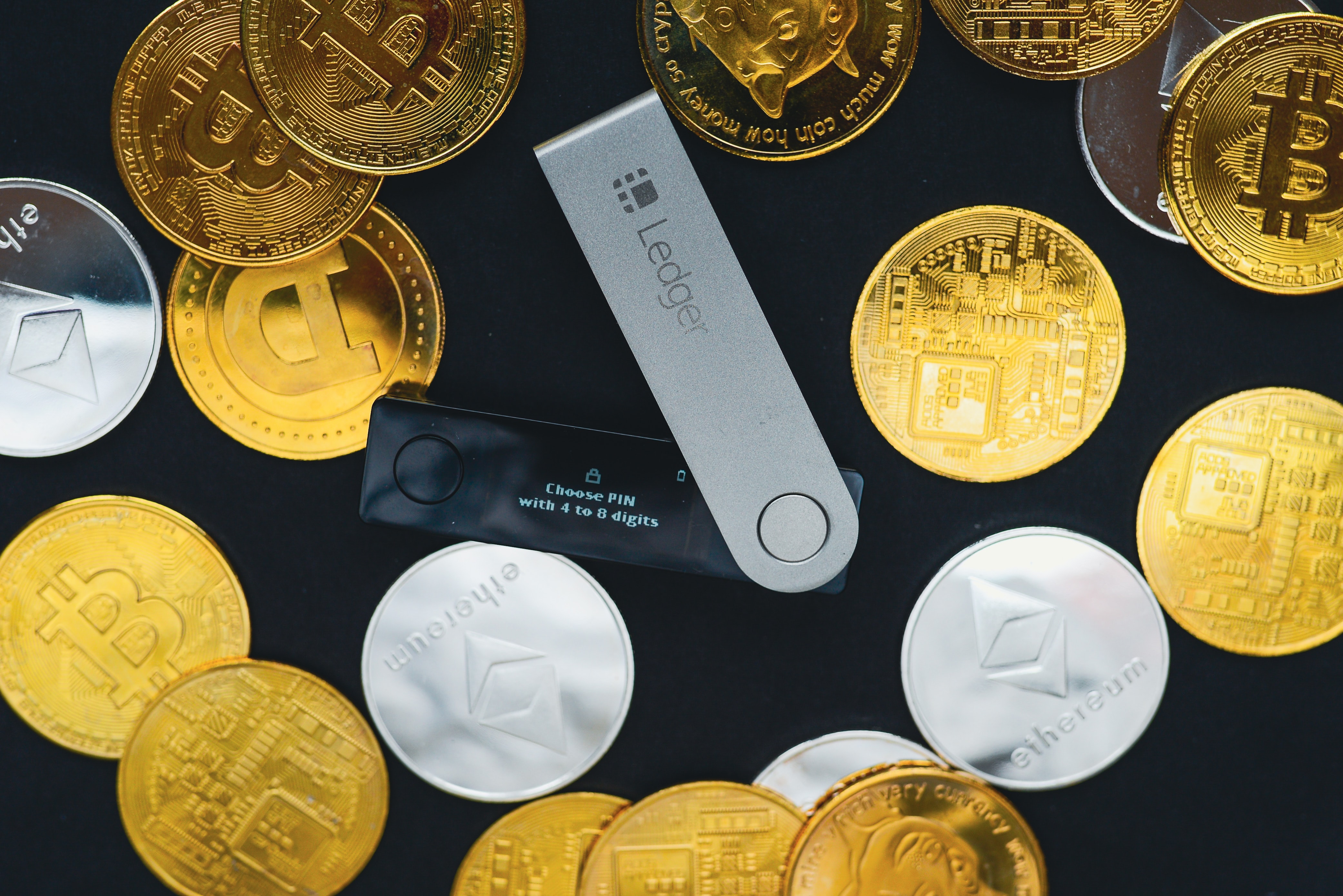 A Ledger Nano X hardware wallet is a solid choice when starting out (Photo by olieman.eth)
