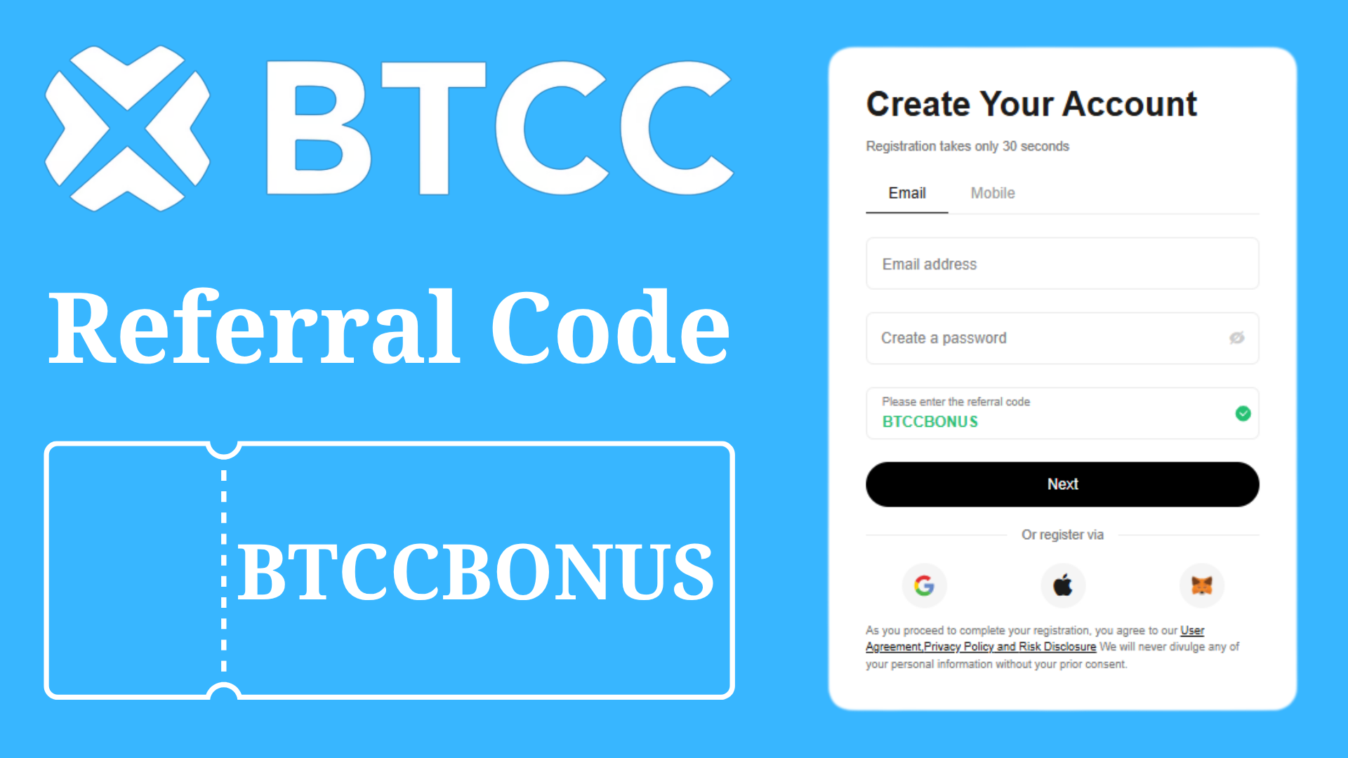  BTCC Referral Code