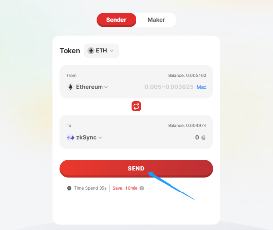 Send fund from Ethereum to zksync Layer2 （Eth--zks）
From zks back to Ethereum（zks--eth）