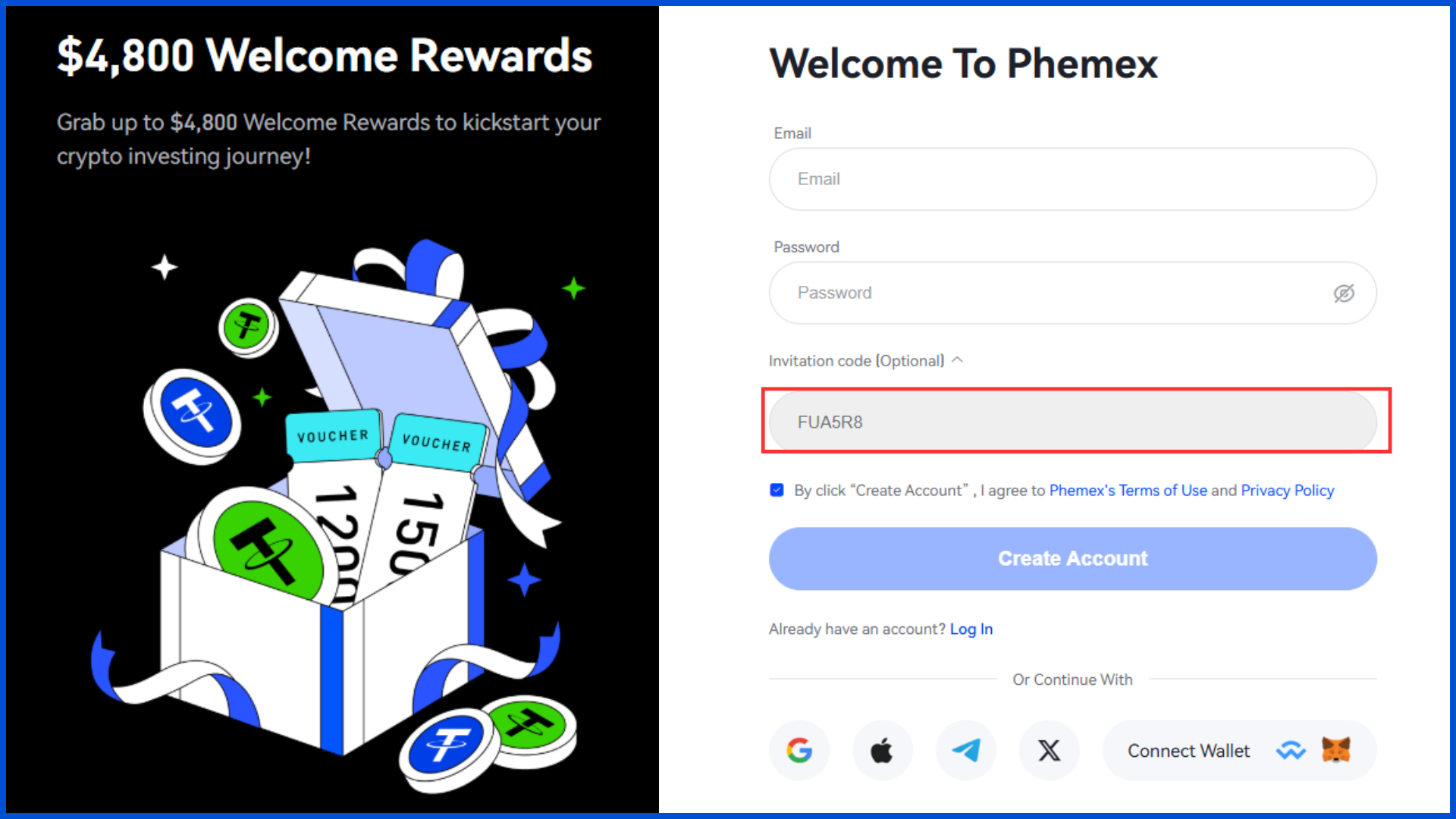 Phemex Pulse Invitation Code FUA5R8: Unlock 4800 USDT & 50% Fee Reduction