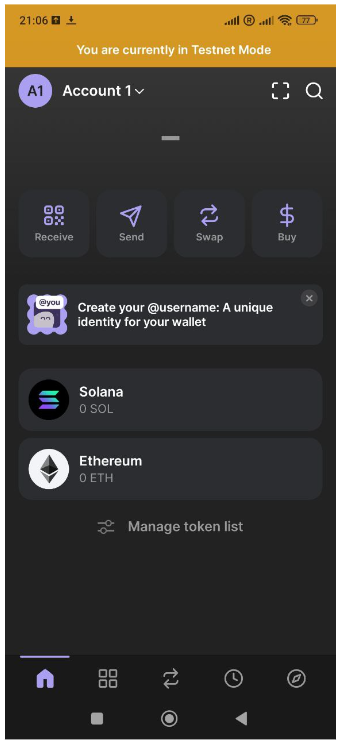 Great! We are on the testnet!