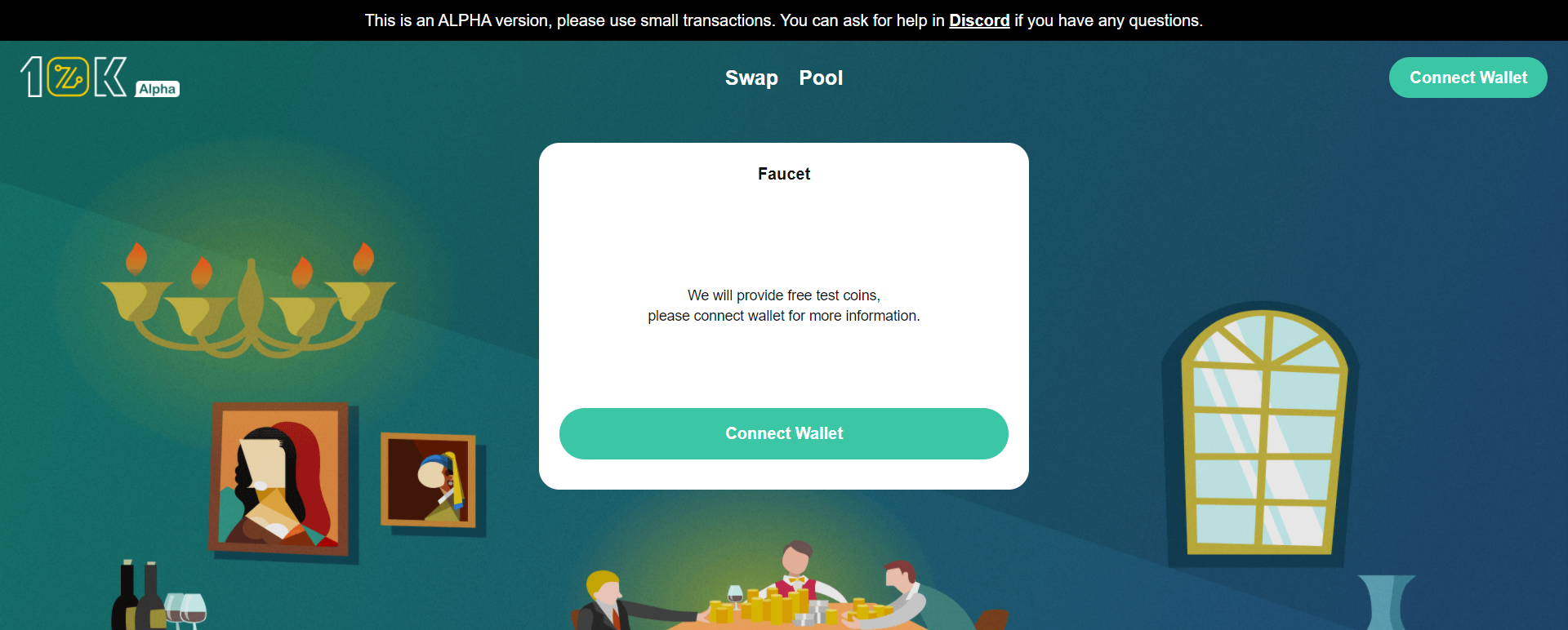 Go to the site and connect the Argent X wallet.