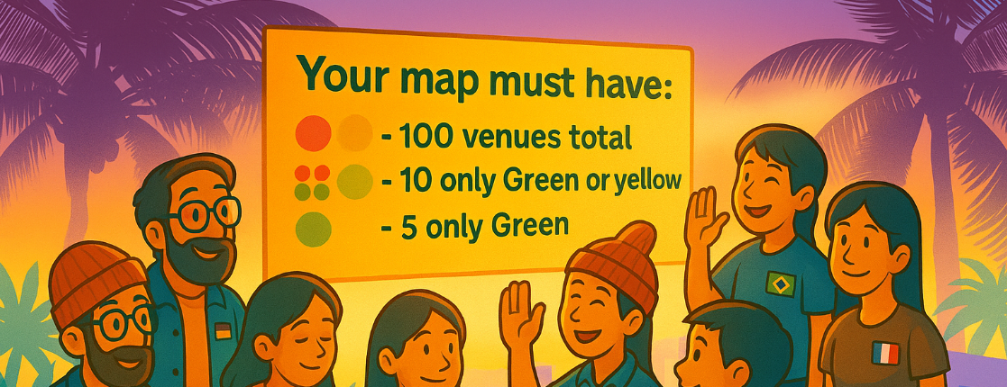 Your map must have:
