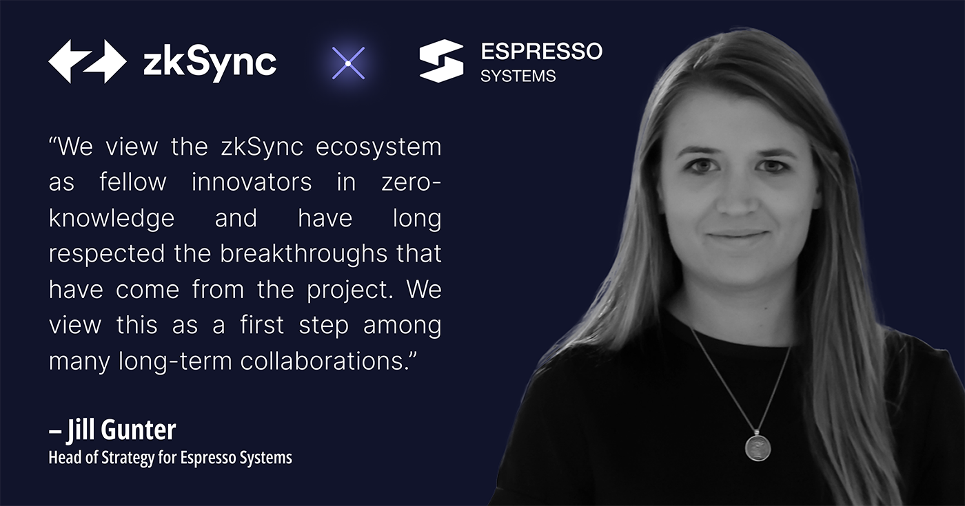 在 Matter Labs,我们坚信增加个人自由是加密技术在全球范围内推动积极变革的最有效方式。 我们认为 zkSync 有能力实现这个梦想; 通过使以太坊既可扩展又可访问,从而实现大规模的自我主权。 “我们的长期使命是让世界上任何人都能负担得起数字经济的自主参与——即保持对自己数字资产的真正控制。” Matter Labs 联合创始人兼首席执行官 Alex Gluchowski。
为了实现这一愿景,我们的行业必须专注于确保加密货币长期未来的功能; 去中心化、安全性和可扩展性。 过去几个月的事件比以往任何时候都更加证明了维护这些价值观的必要性,以实现 Web3 空间的长期稳定性和弹性。 它还需要利用这些功能的创新项目来寻找新方法和新用例,以打破我们全球机构、结构和地域的障碍。
以太坊上的隐私仍然是实现企业大规模采用的关键技术要求之一。 受到高度监管的行业,以及任何支持金融交易或个人数据的应用程序,都需要能够维护其交易、账户和资产的隐私,以便采用 Web3 技术。
这就是为什么我们很高兴地宣布我们将与 Espresso Systems 合作。 我们正处于将 Espresso 领先的隐私技术 CAPE 引入 zkSync 2.0 的计划阶段。 借助 CAPE,个人和受监管企业等将能够自信地在 zkSync 2.0 上进行交易,而无需将敏感数据暴露给公共领域,同时仍然依赖以太坊的安全性。 这是 zkSync 隐私保护的重要一步,将继续打破障碍,实现 Web3 被全球企业大规模采用。
用他们自己的话了解更多关于 Espresso 集成的信息,以及它为我们的 zkSync 2.0 生态系统释放的潜力,如下所示。
关于浓缩咖啡系统
Espresso Systems 的使命是将去中心化金融、NFT 和 DAO 等 Web3 应用程序带入主流,方法是让它们更便宜、更强大、对用户来说更私密。
Espresso 的第一个产品是以太坊上的可配置资产隐私 (CAPE),它利用零知识技术来支持自定义隐私策略等以太坊资产。 通过 CAPE,资产发行者可以定义哪些交易数据是私有的,哪些是可见的。 发行人还可以确定谁可以在什么情况下看到这些数据。 此外,CAPE 允许资产发行人围绕其资产定义其他政策,包括冻结政策,为稳定币提供商等实体提供保留控制权以解决欺诈、盗窃和争议解决的能力。
对于最终用户,CAPE 为发送、接收和持有资产提供了比目前以太坊上提供的更好的隐私选项。 CAPE 还旨在支持证书颁发者和用户。 CAPE 已经在以太坊测试网上运行了 6 个月,已经创建了超过 45,000 个地址,支持超过 300,000 次操作和交易。
除了 CAPE,Espresso Systems 正在开发 Espresso Sequencer 以支持第 2 层汇总的去中心化。 第一个测试网 Americano 于 2022 年 12 月启动。
自定义以太坊资产隐私
今天,绝大多数区块链交易都是完全透明的,所有细节都会向任何关心的人公开。 Espresso Systems 的信念是,以太坊生态系统中的产品和应用程序的用户应该了解他们正在共享哪些数据以及与谁共享这些数据。 此外,他们应该可以选择在链上交互和交易中想要或需要的隐私级别。
测试网上的 CAPE 为最终用户和资产发行人提供了对未来的一瞥,并引起了从 DeFi 建设者和 DAO 用户到大型现有企业的参与者的共鸣。
Espresso Systems 很高兴探索与 zkSync 生态系统的集成,作为向以太坊资产、发行者和用户推出自定义隐私的进一步步骤。 zkSync 的基础设施有望缓解 CAPE 隐私系统目前面临的核心挑战之一; 如何为用户保持可扩展性和合理的费用。 CAPE 用来实现自定义隐私的零知识系统在以太坊 L1 上的成本非常高。 CAPE 与 zkSync 等领先的扩展基础设施项目一起,将为以太坊建设者在用户数据隐私方面提供前所未有的选择权。
“Espresso Systems 很高兴计划我们将可配置资产隐私 (CAPE) 与 zkSync 的测试网集成。 我们将 zkSync 生态系统视为零知识领域的创新者,长期以来一直尊重该项目取得的突破。 我们将此视为许多长期合作的第一步,”Espresso Systems 战略主管 Jill Gunter。
这些团队目前正处于探索和规划阶段,以便在 zkSync 的测试网上部署 CAPE。 Espresso Systems 期待与 zkSync 生态系统内的资产发行者合作,从稳定币提供商到 DAO,从 NFT 创造者到大型公司和企业等等。