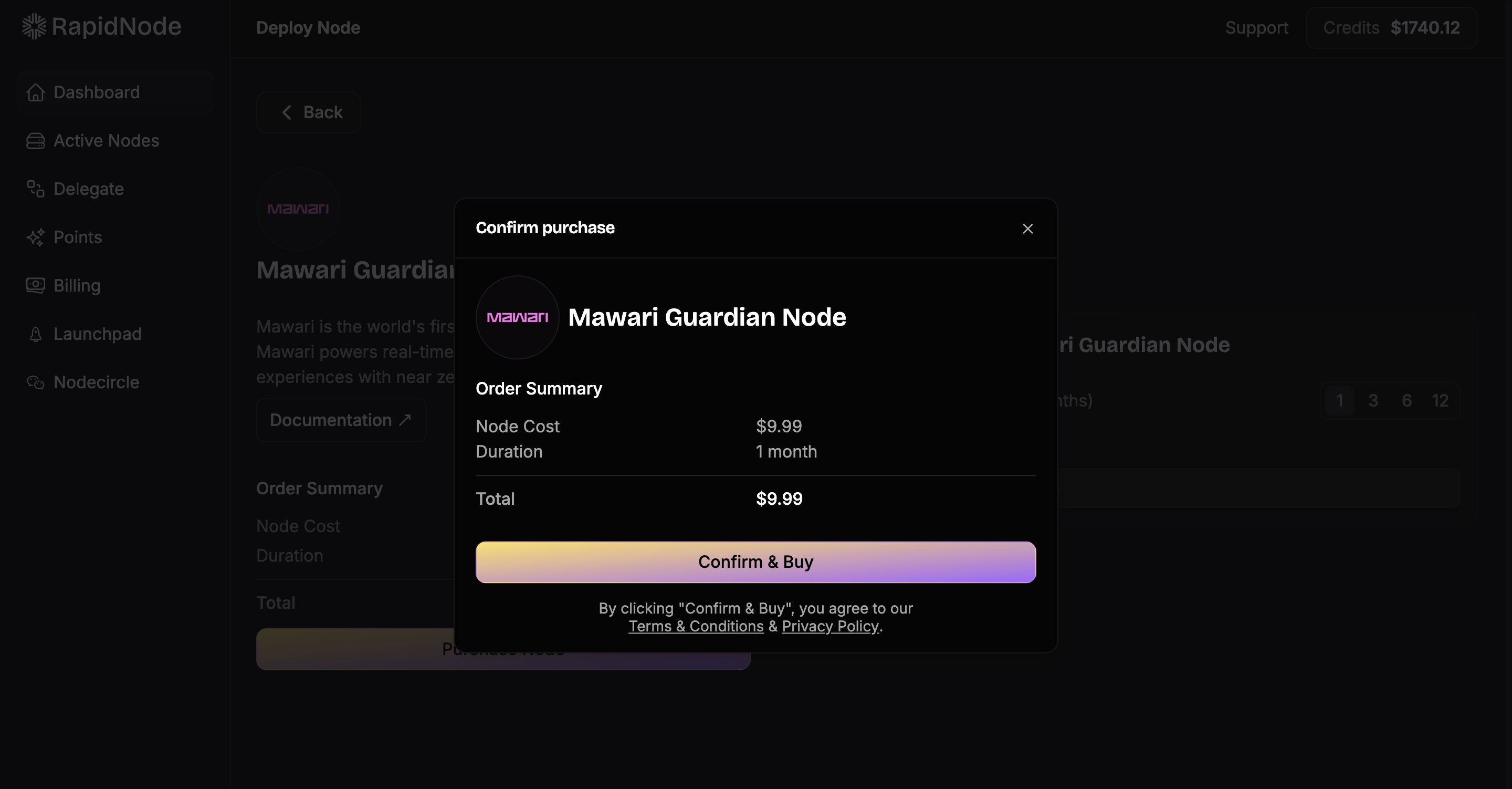 Confirm Purchase