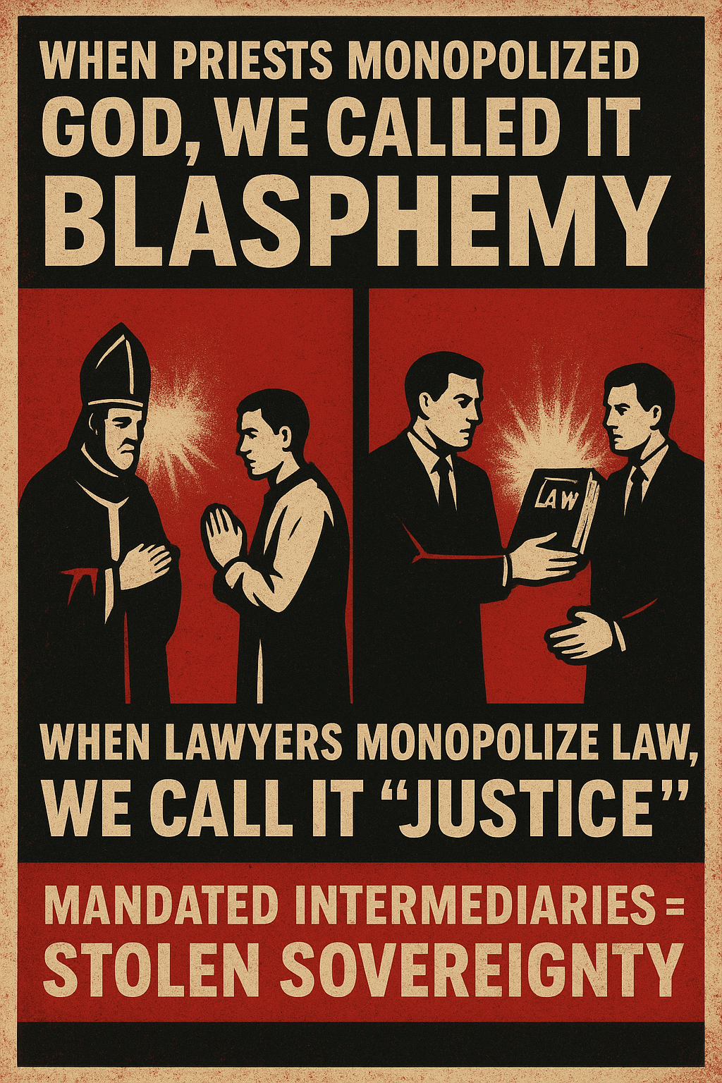 Priests have a lot to do with legal law!