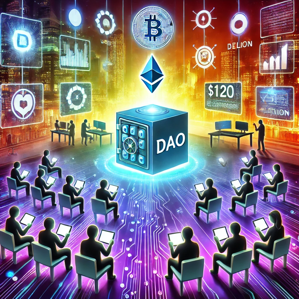 The image above represents this tense moment in the DAO, illustrating the intersection of gaming, blockchain technology, and financial stakes in the Web3 world.