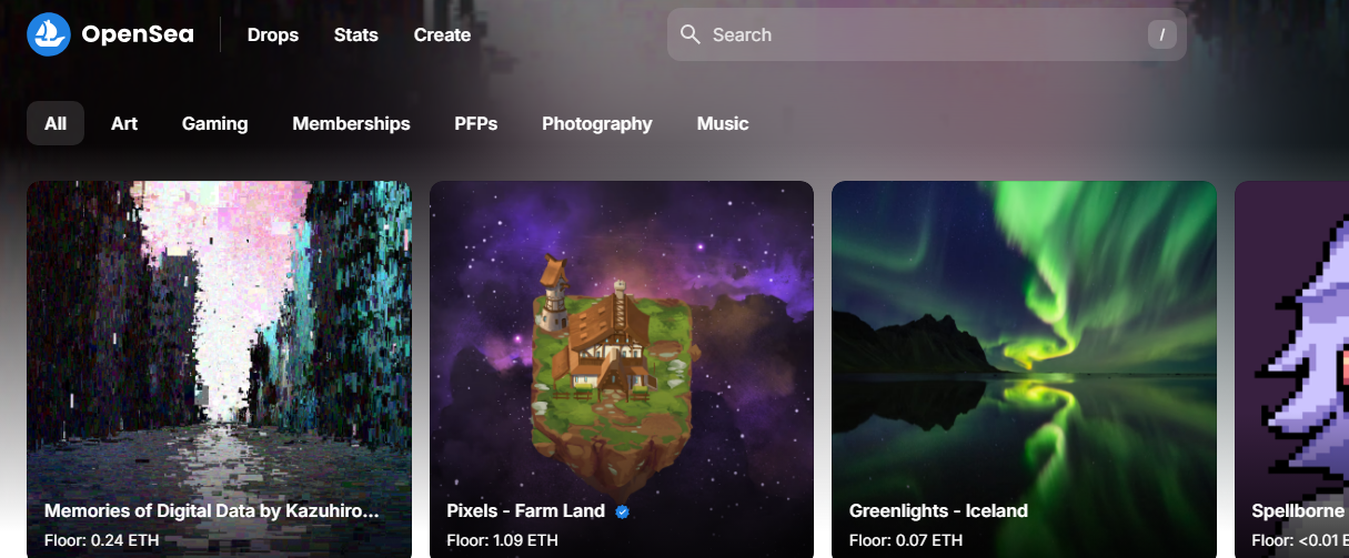 Nfts Marketplace~ OpenSea