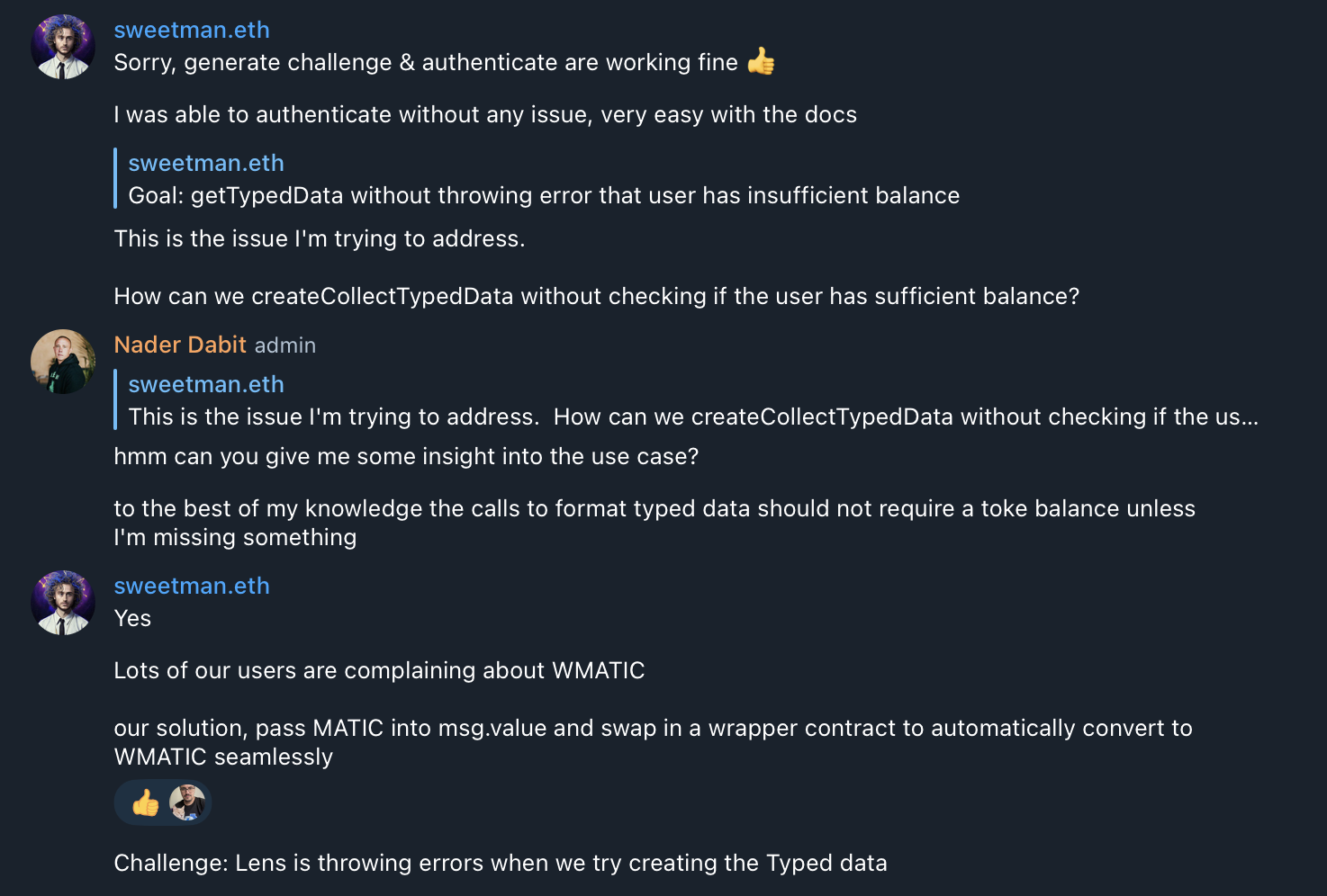 Lens Dev Garden Telegram Chat