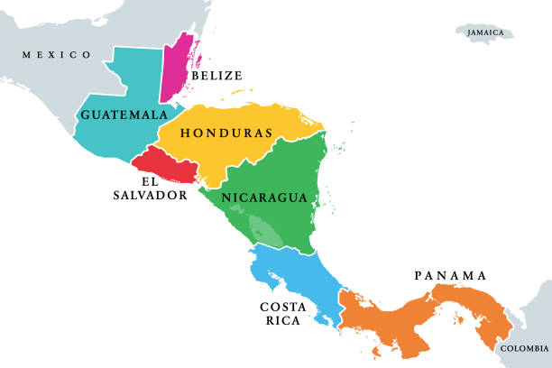Central America map