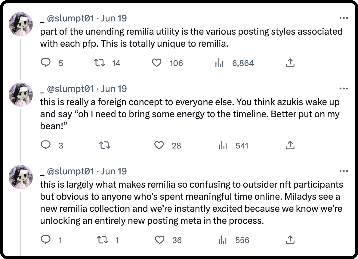 The Terminally Online love switching up their digital aesthetics and posting styles.