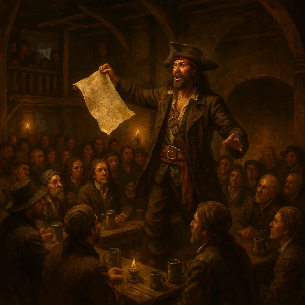 The Golden Age of Piracy. White-hat pirates were not a thing back then.