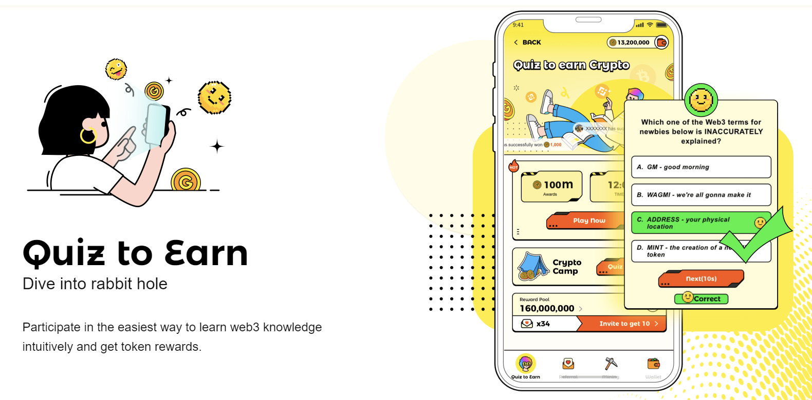 Quiz to Earn