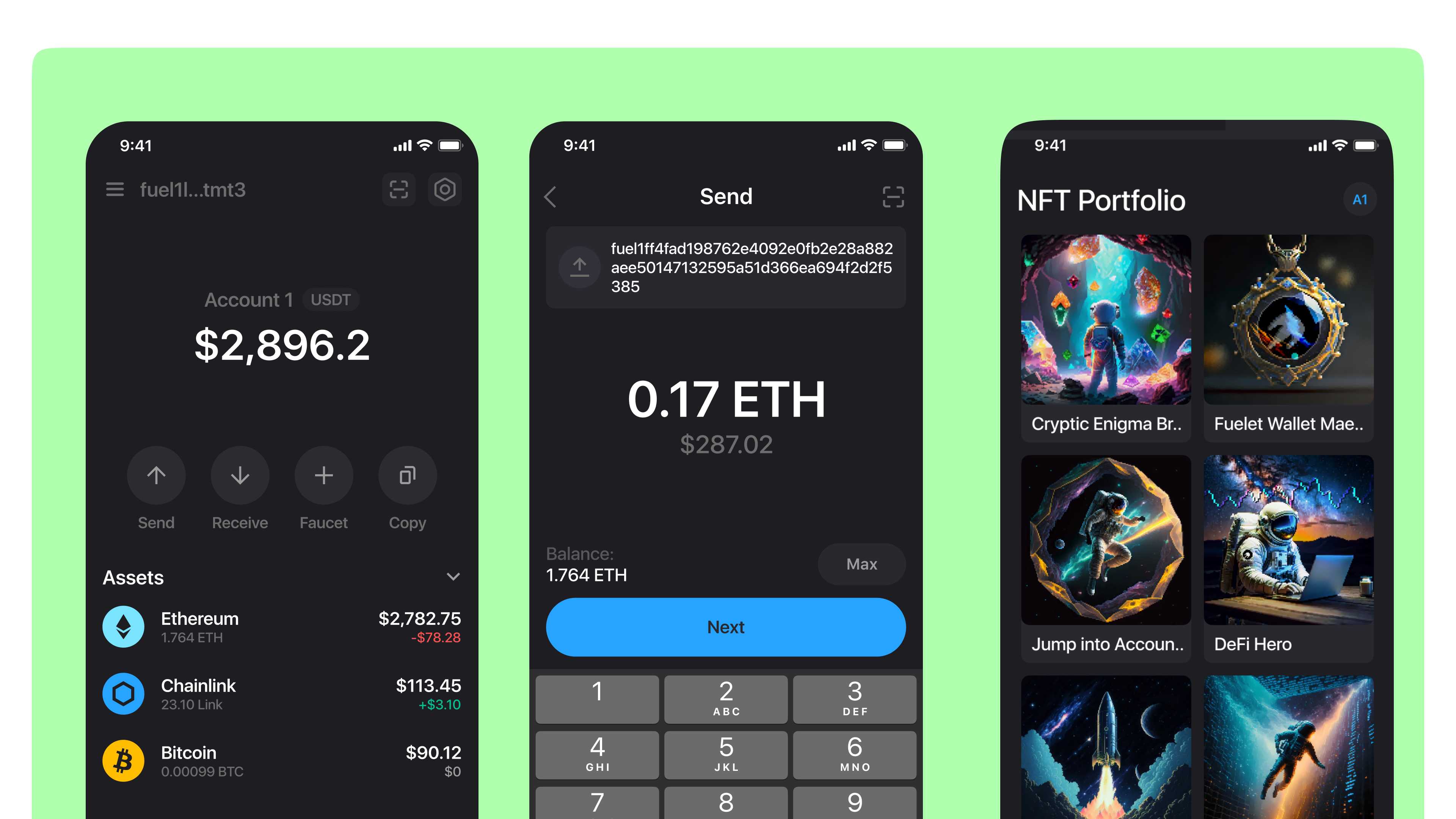 Fuelet Basic Features