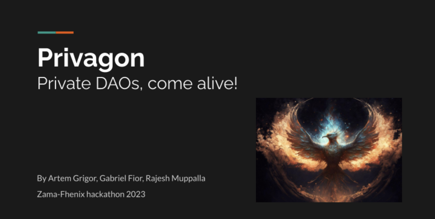 Privagon - Private DAOs