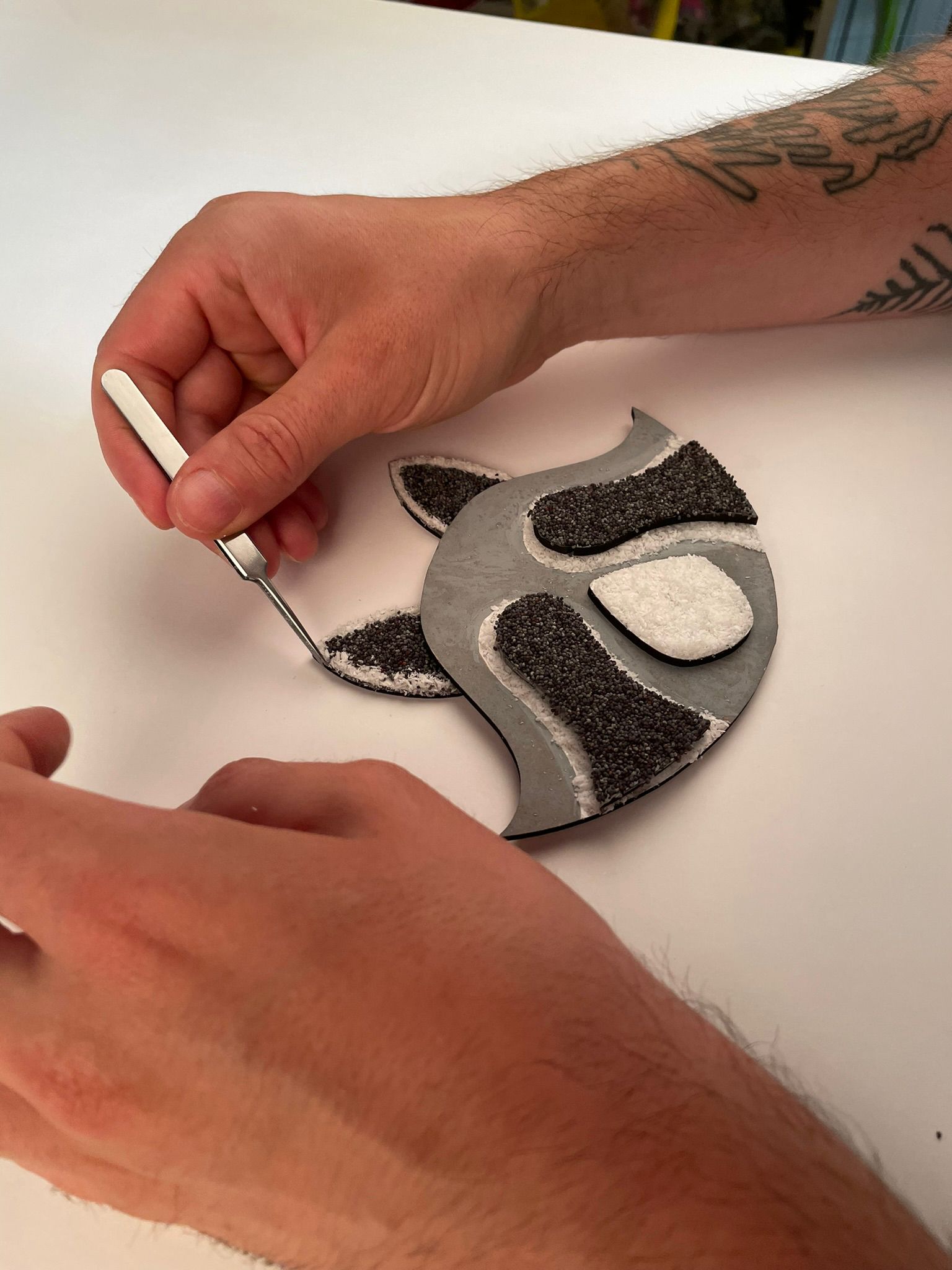 Meticulous precision work brings each character to life.