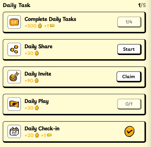 Daily Task