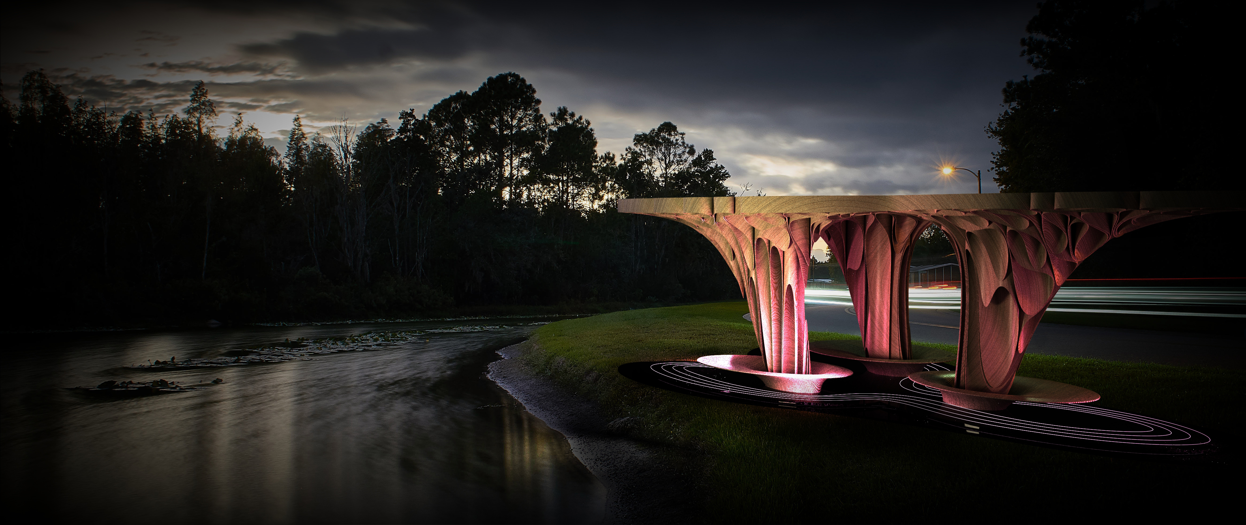 Curtain Art pavilion