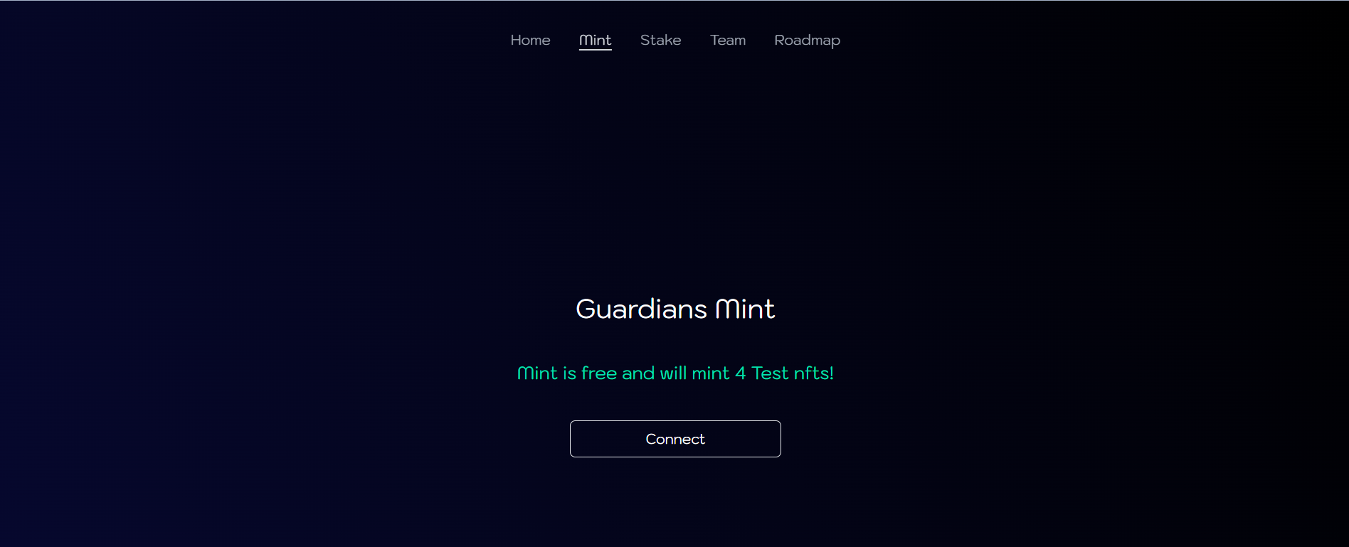Go to the site and connect the wallet.