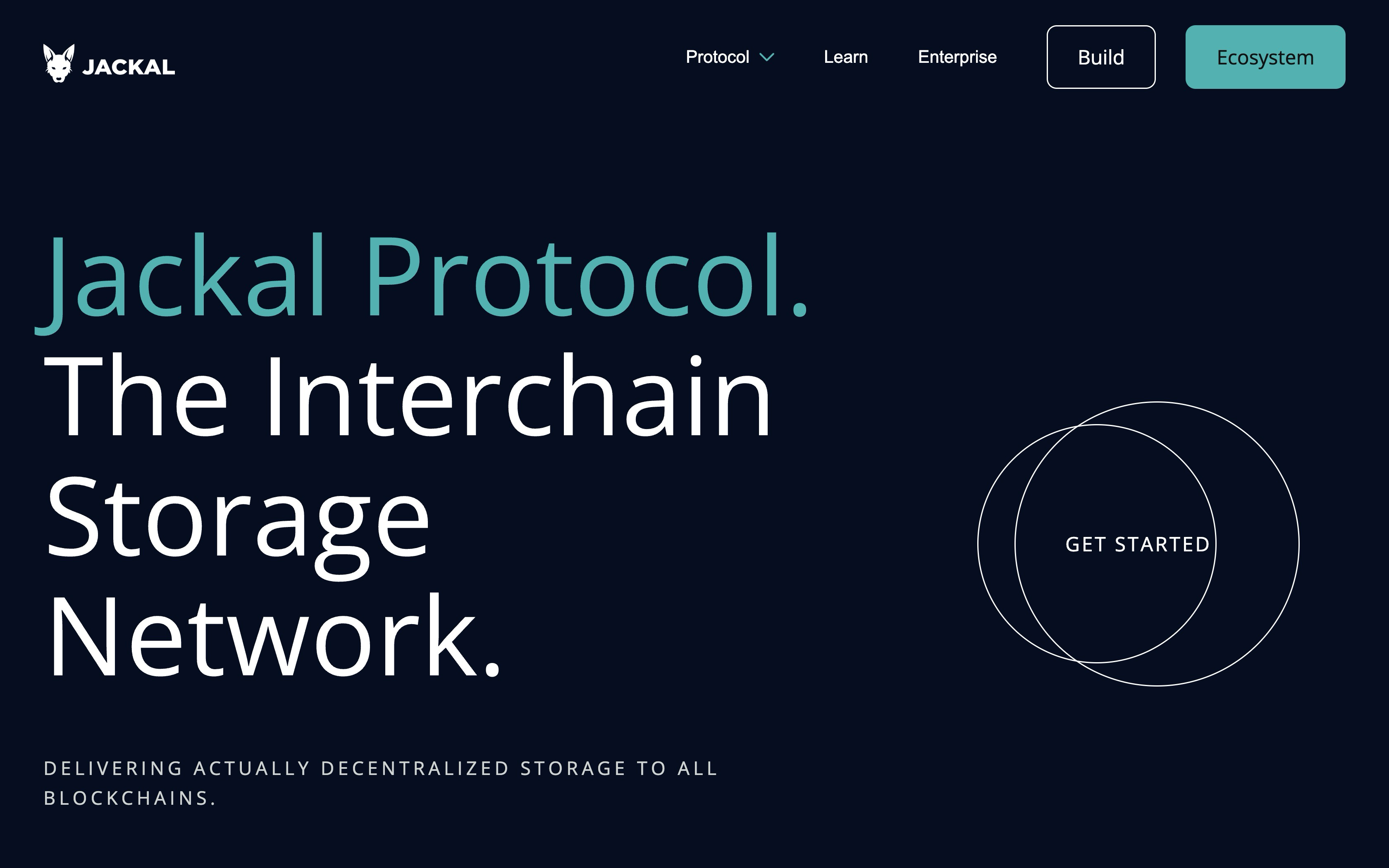 Jackal Protocol's Web Homepage