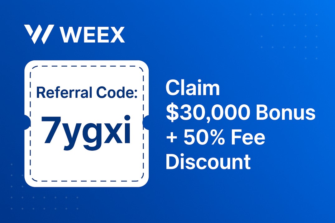 WEEX Referral Code: “7ygxi”