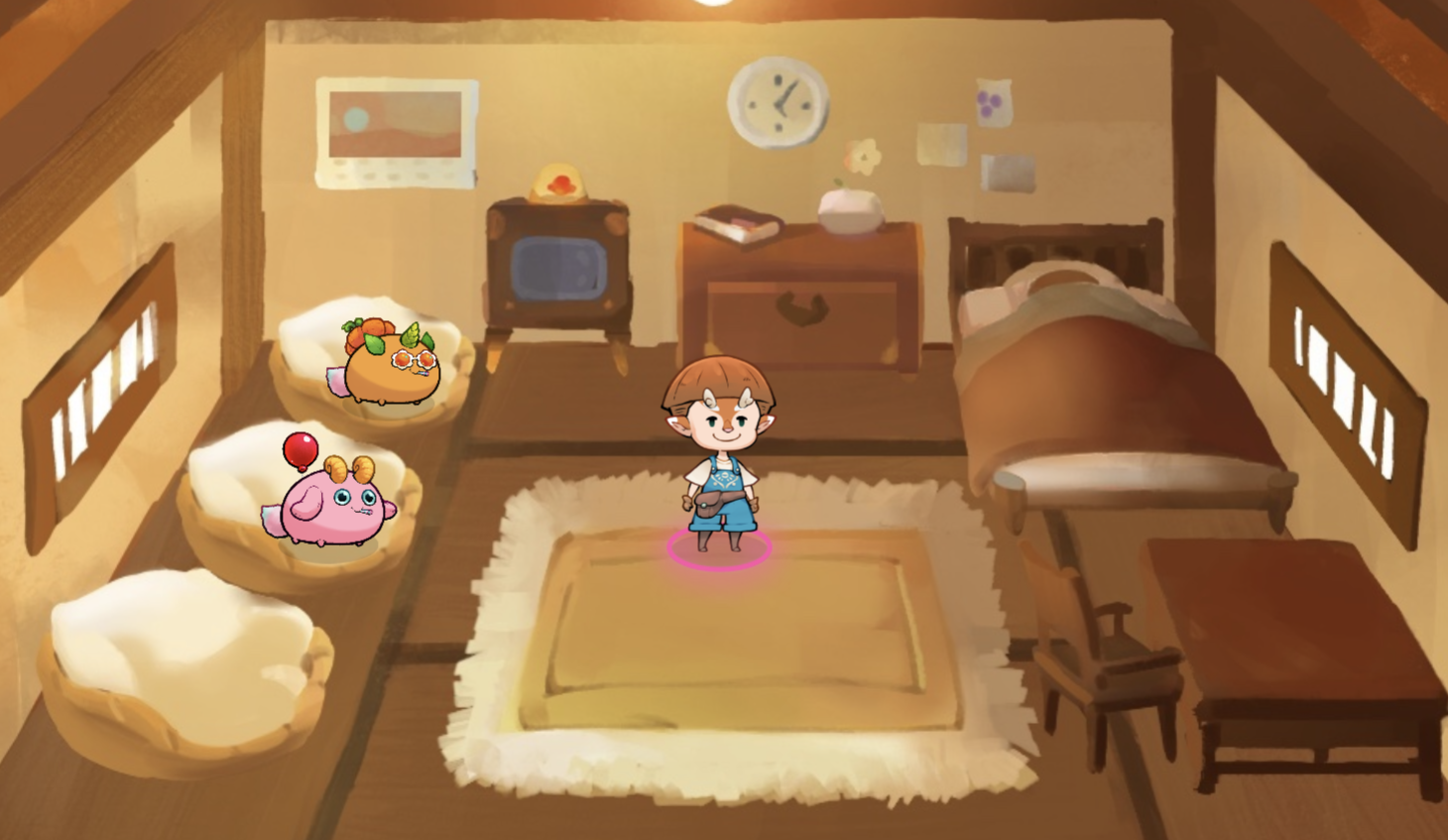 Me and my 2 Axies in the house