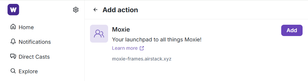 Add Moxie