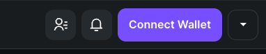 Connect Wallet button opens the next dialog