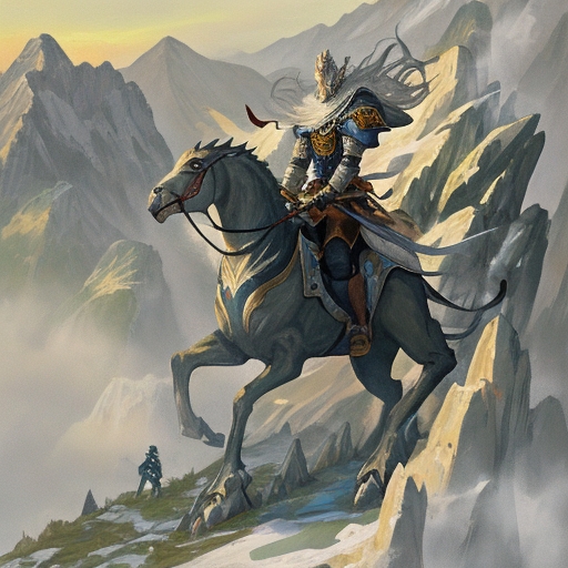 Sir Roland on his way to Drakor