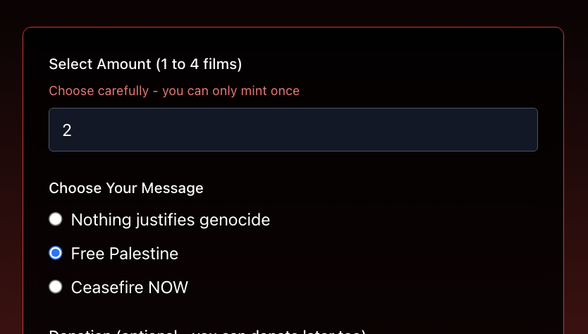 Send a message to ether