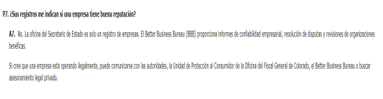 Fuente: https://www.sos.state.co.us/pubs/business/FAQs/certGoodStanding.html