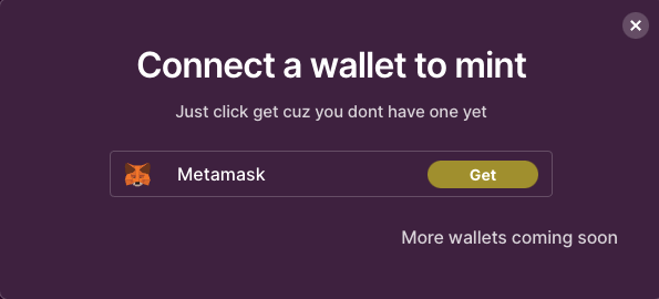 💲 We require a gas fee to mint your home on opeasea.io. It’s a good investment!