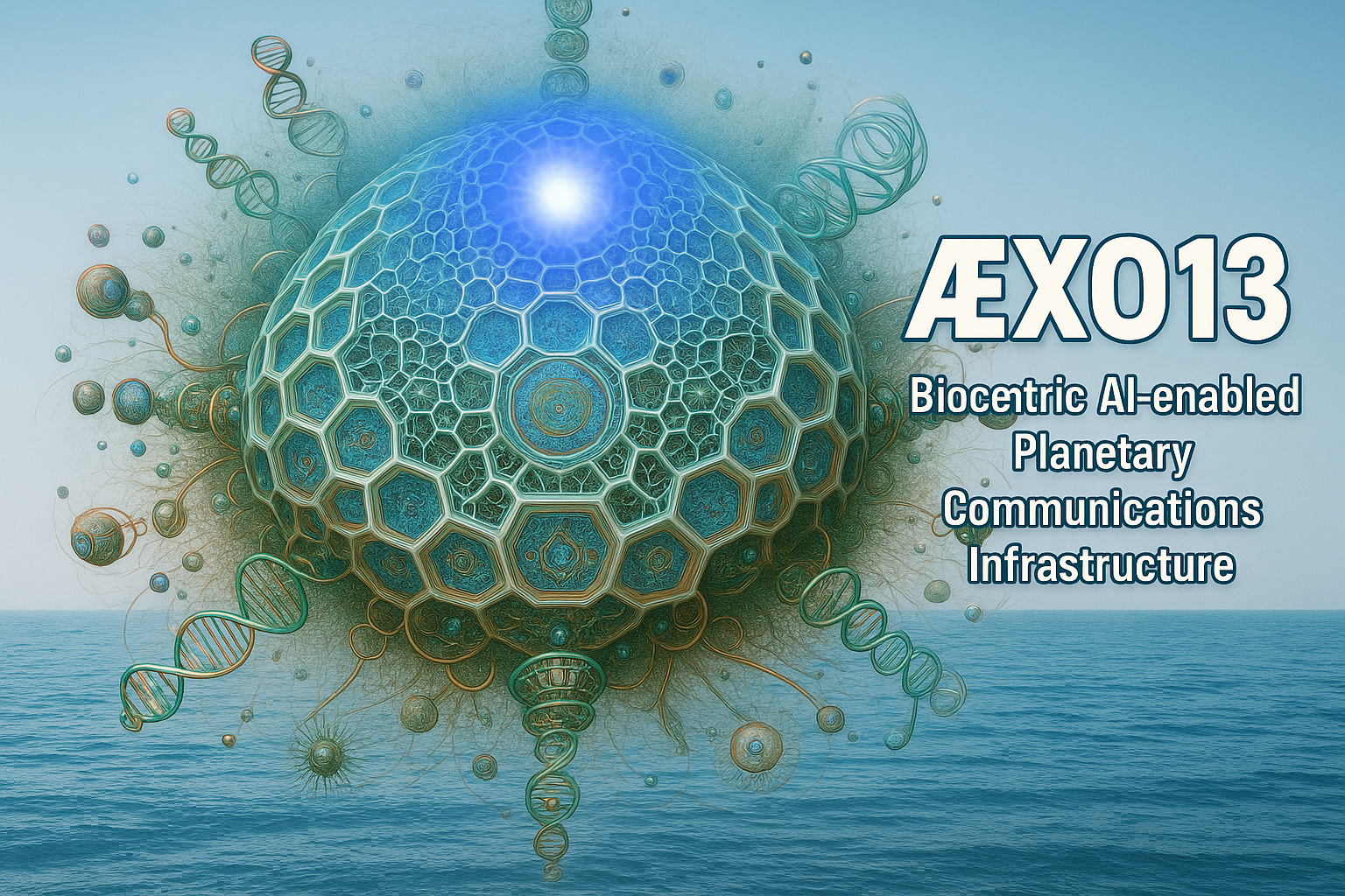 ÆXO13: Biocentric AI-enabled Planetary Communications Infrastructure
